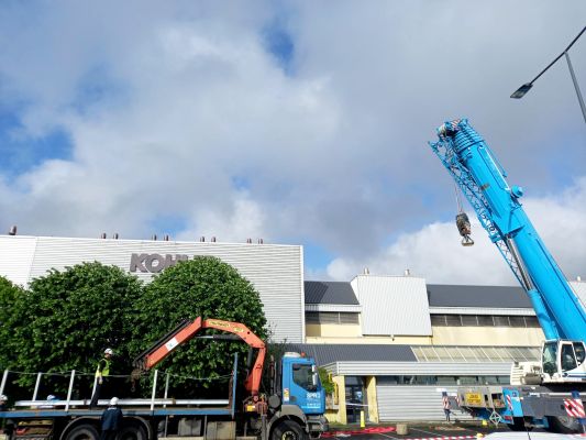 Manutention, tuyauterie et alimentation électrique d’aéroréfrigérants, un chantier réussi !