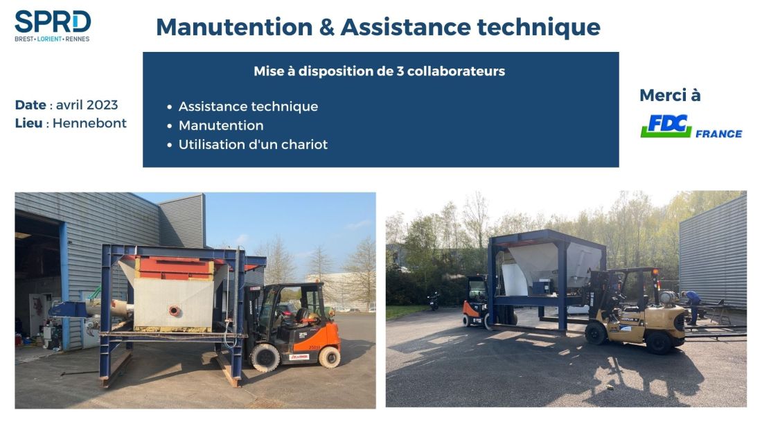 Manutention & Assistance technique d'un système de filtration